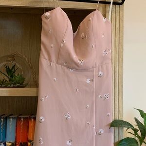 Kiara Floral Print Chiffon Evening Gown- Jenny Yoo